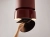 Okap wyspowy Ciarko Design Fluo W Burgundy / Burgundy Gloss