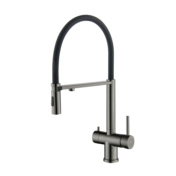 Bateria kuchenna trójdrożna Blue Water Tusar grafit (gun metal)