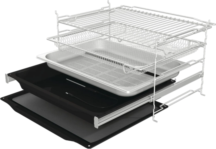 Piekarnik parowy Gorenje BFS6148B z gotowaniem na parze i AirFry