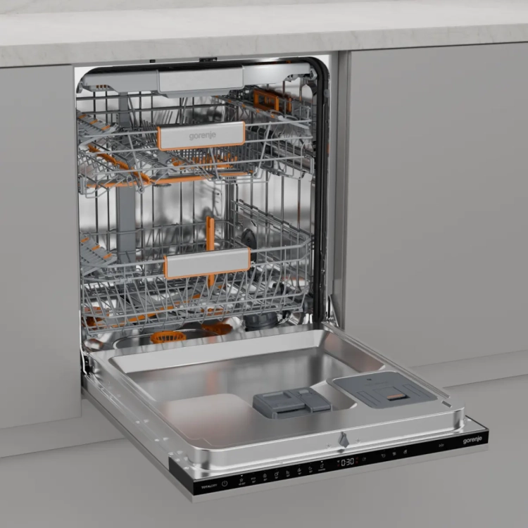Zmywarka do zabudowy 60 cm Gorenje GV693A65AD z autodozowaniem, strefą intensywną i automatycznym otwieraniem drzwi